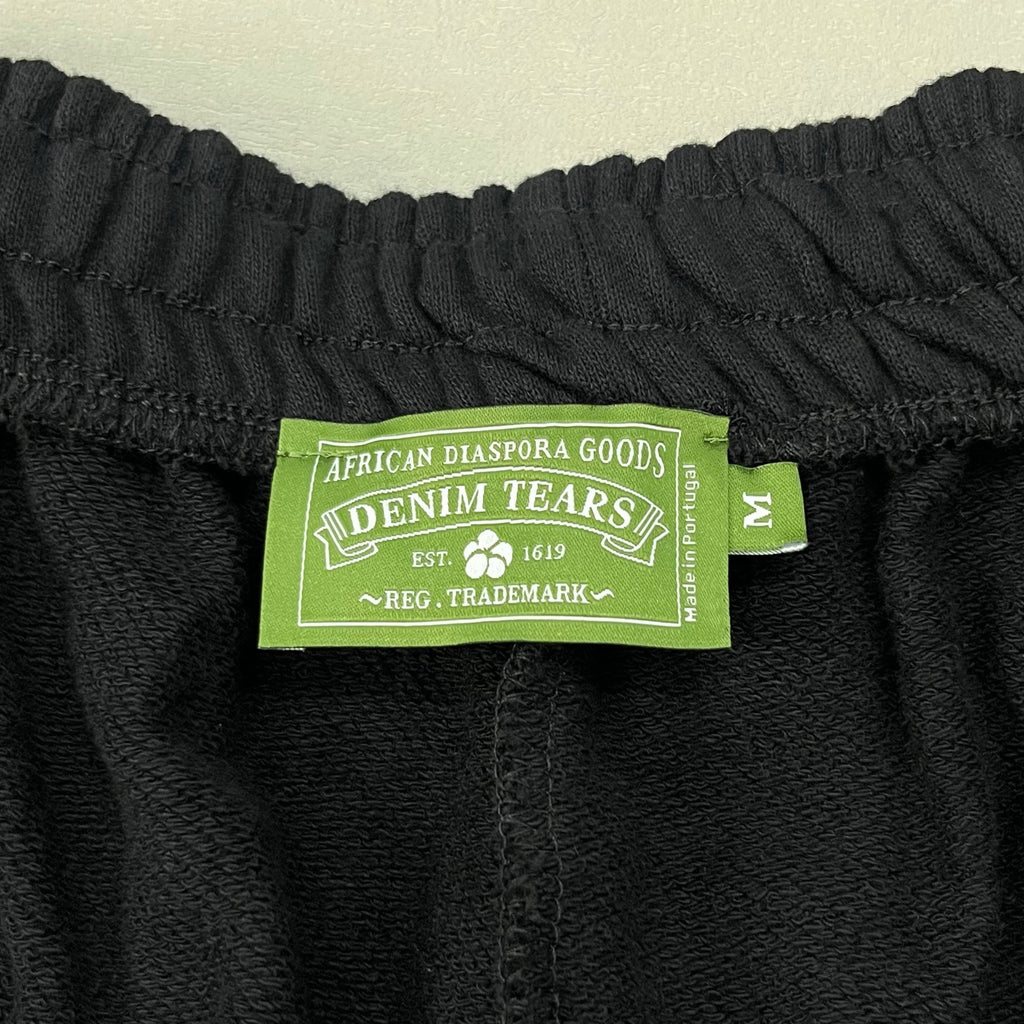 Denim Tears Mono Wreath Sweatshorts 'Black'