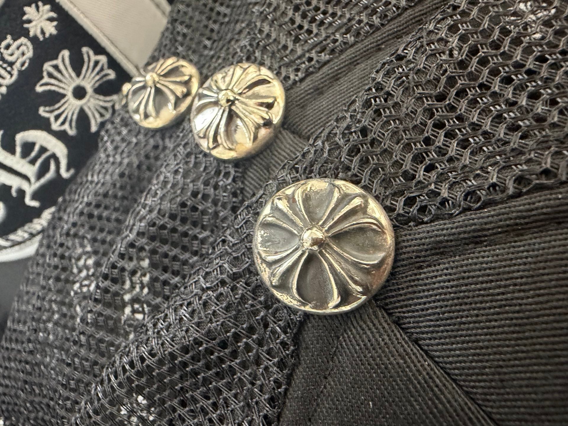 Chrome Hearts Ch Hollywood Trucker Hat 'Black/White'