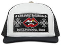 Chrome Hearts Chomper Hollywood Trucker Hat 'Black/White'