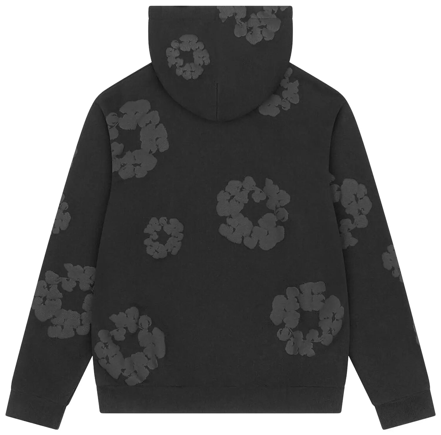 Denim Tears Mono Wreath Hoodie 'Black'