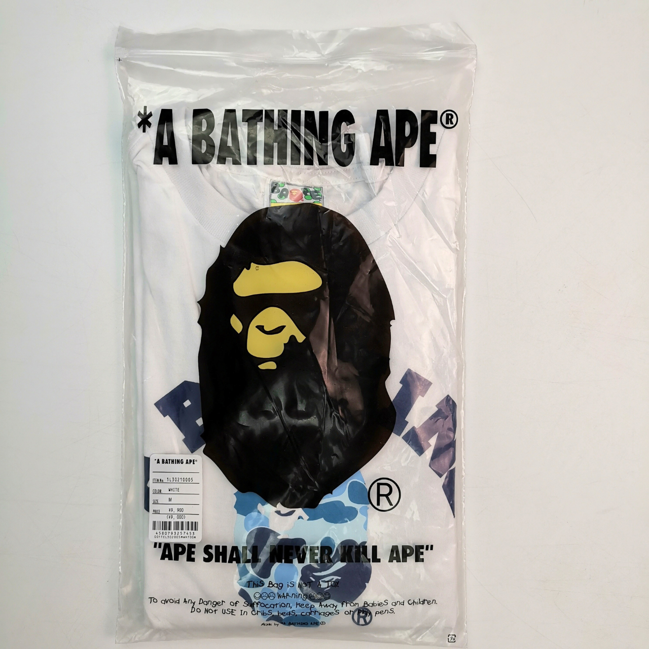 BAPE ABC Camo By Bathing Ape Tee 'White Blue'