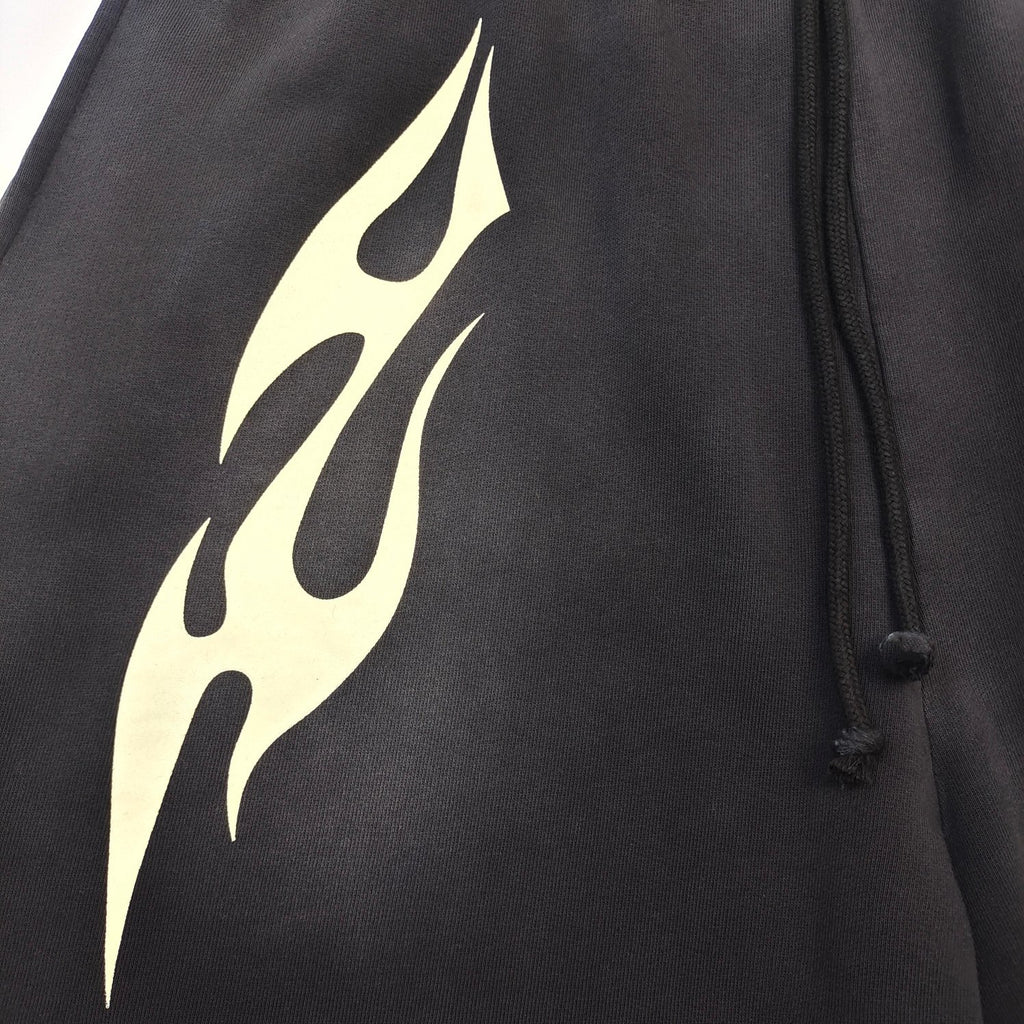 Hellstar Flame Shorts 'White'