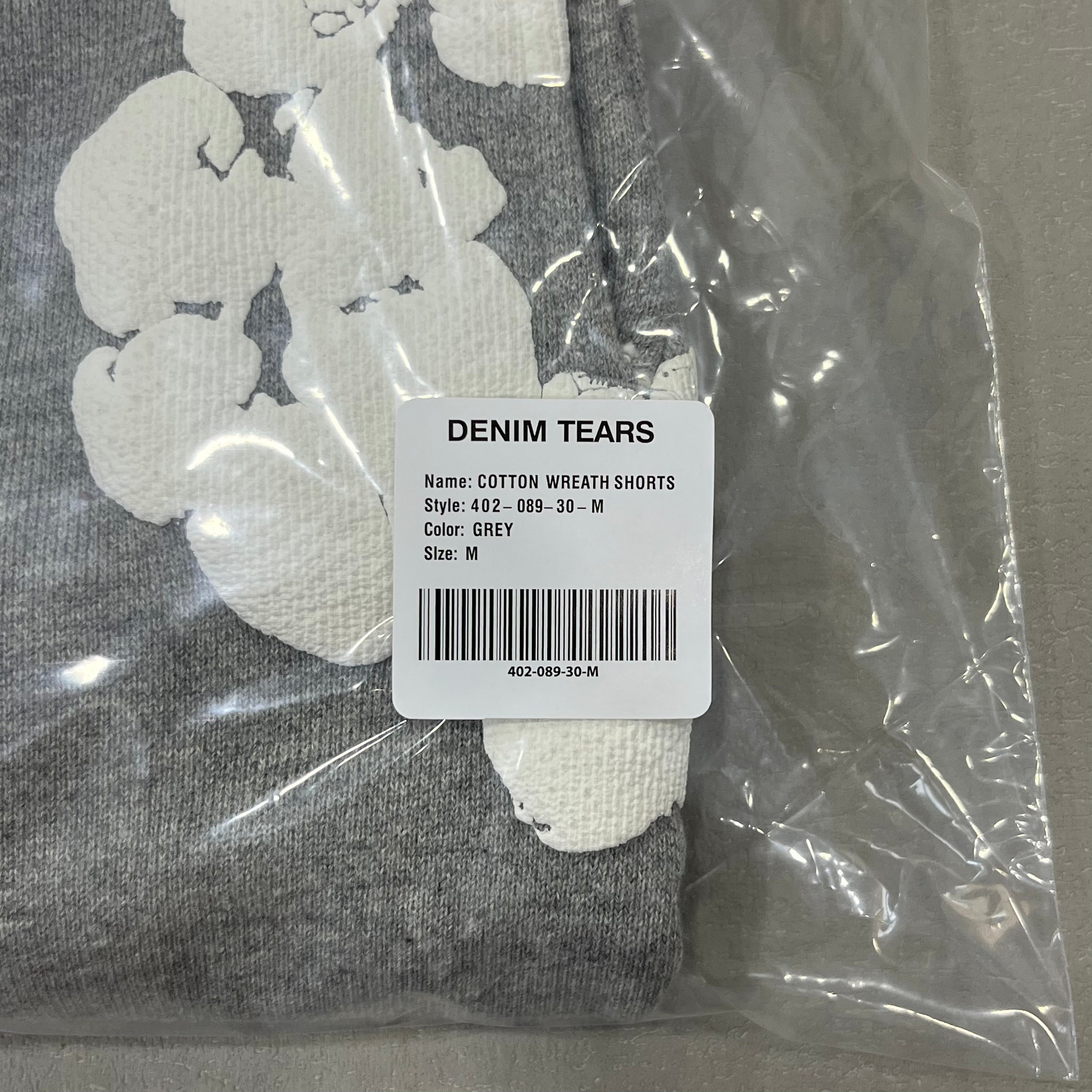 Denim Tears The Cotton Wreath Shorts 'Grey'