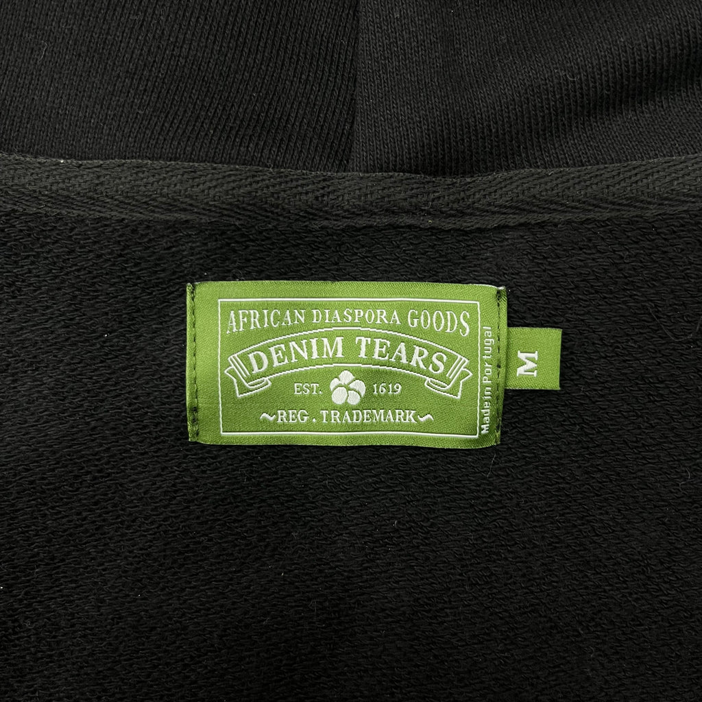 Denim Tears Mono Wreath Hoodie 'Black'
