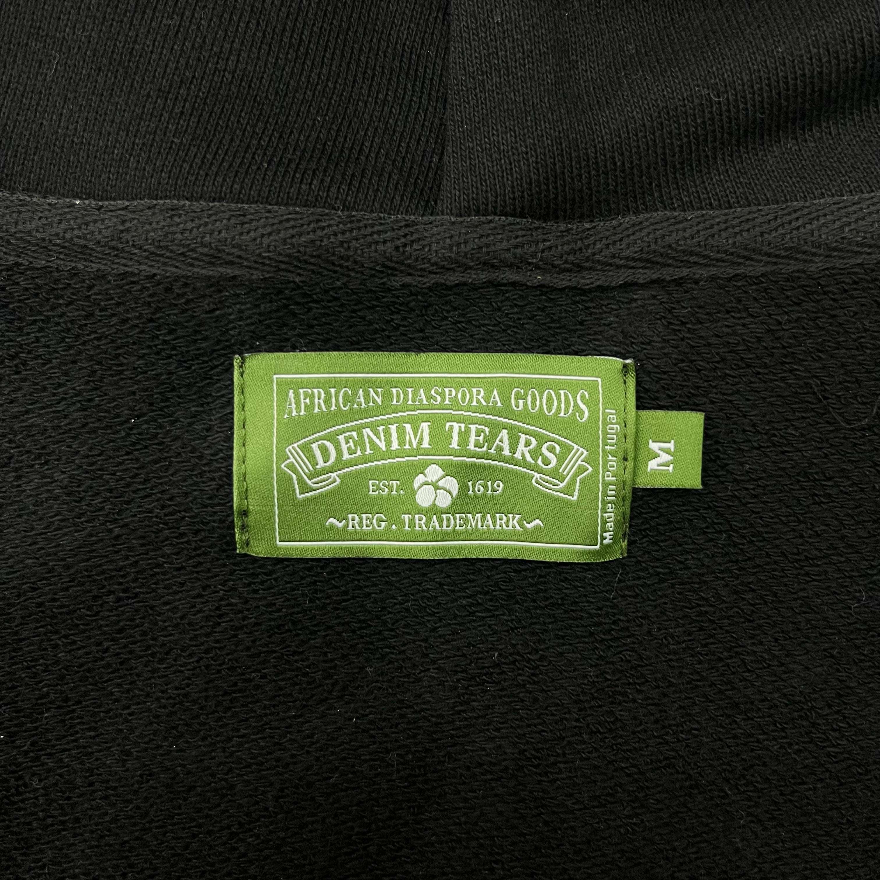Denim Tears Mono Wreath Hoodie 'Black'