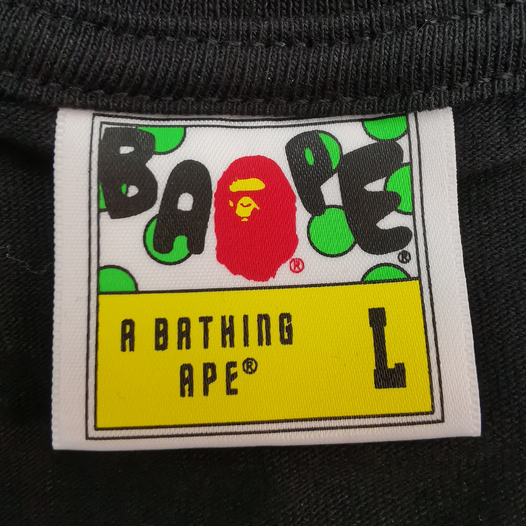 BAPE ABC Camo College Tee 'Black/Blue'