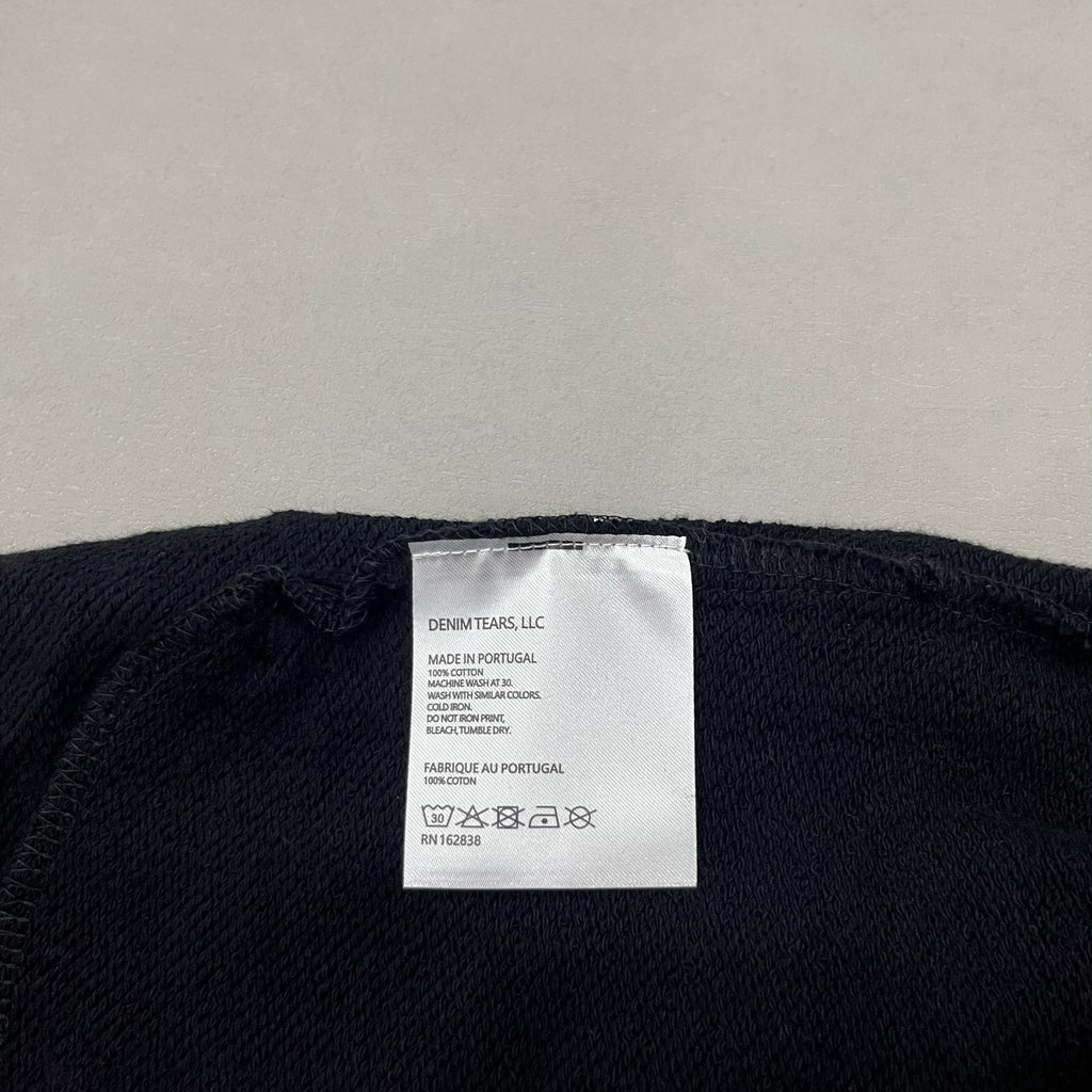 Denim Tears Mono Wreath Sweatshorts 'Black'