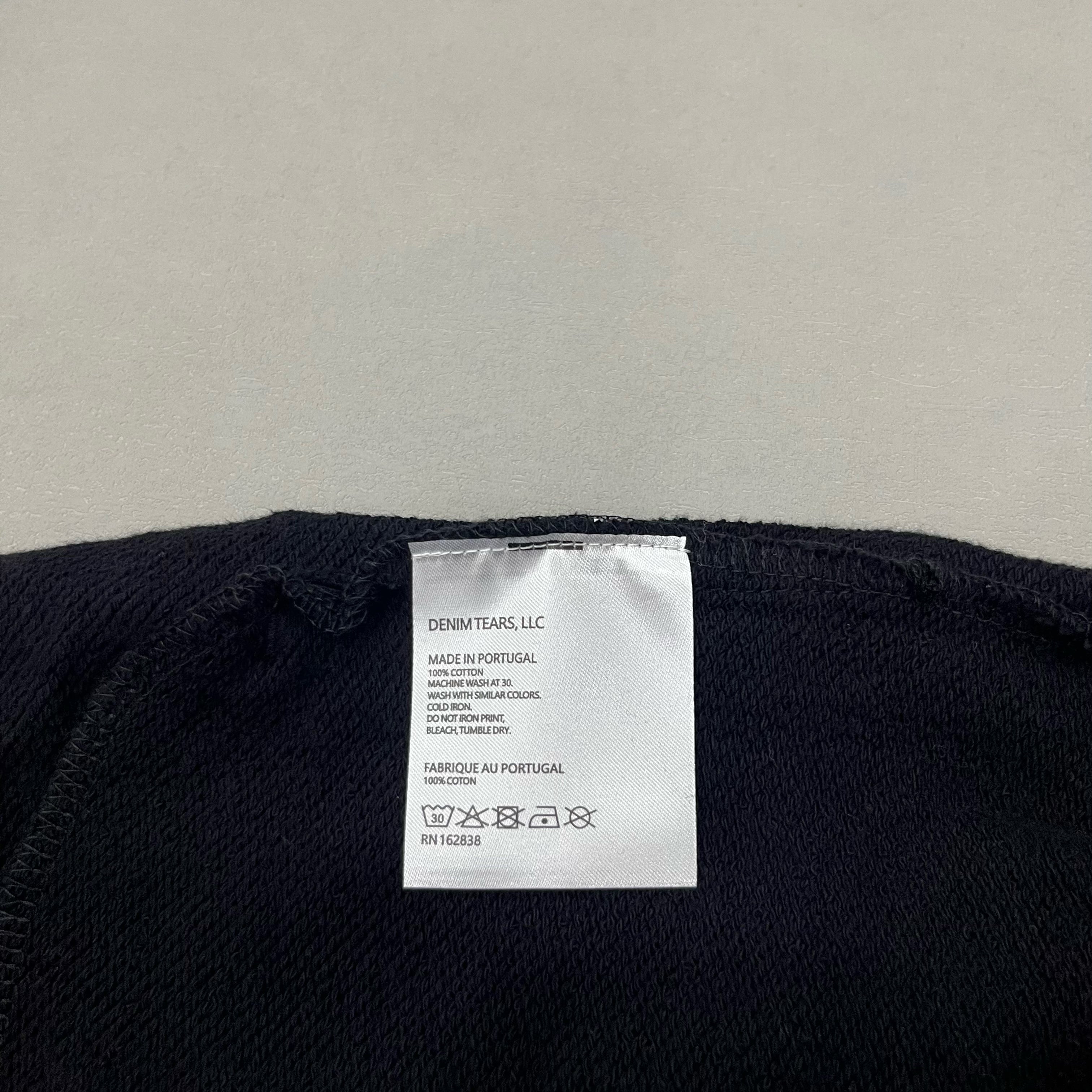 Denim Tears Mono Wreath Sweatshorts 'Black'