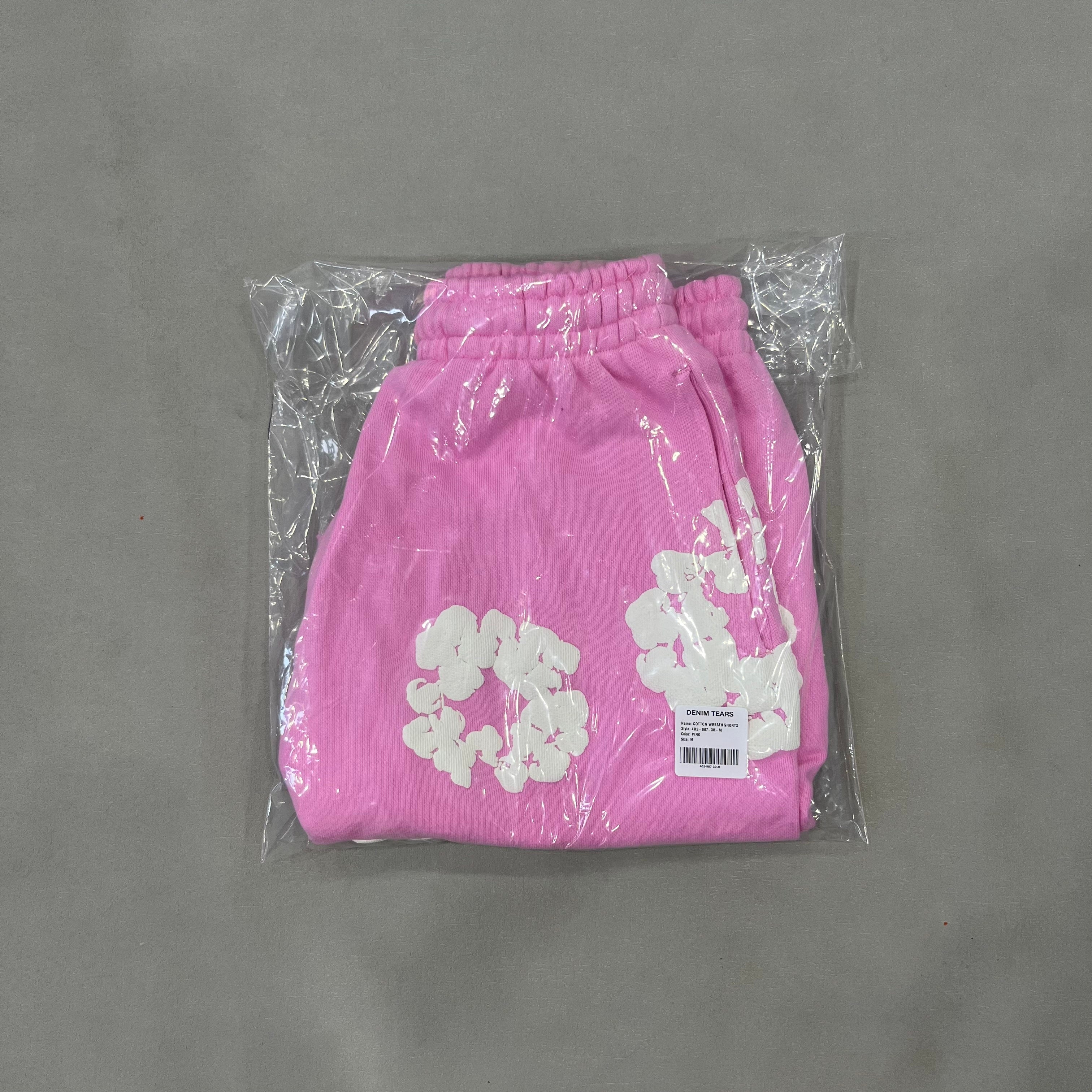 Denim Tears The Cotton Wreath Shorts 'Pink'