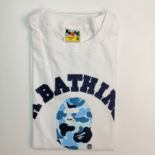 BAPE ABC Camo By Bathing Ape Tee 'White Blue'