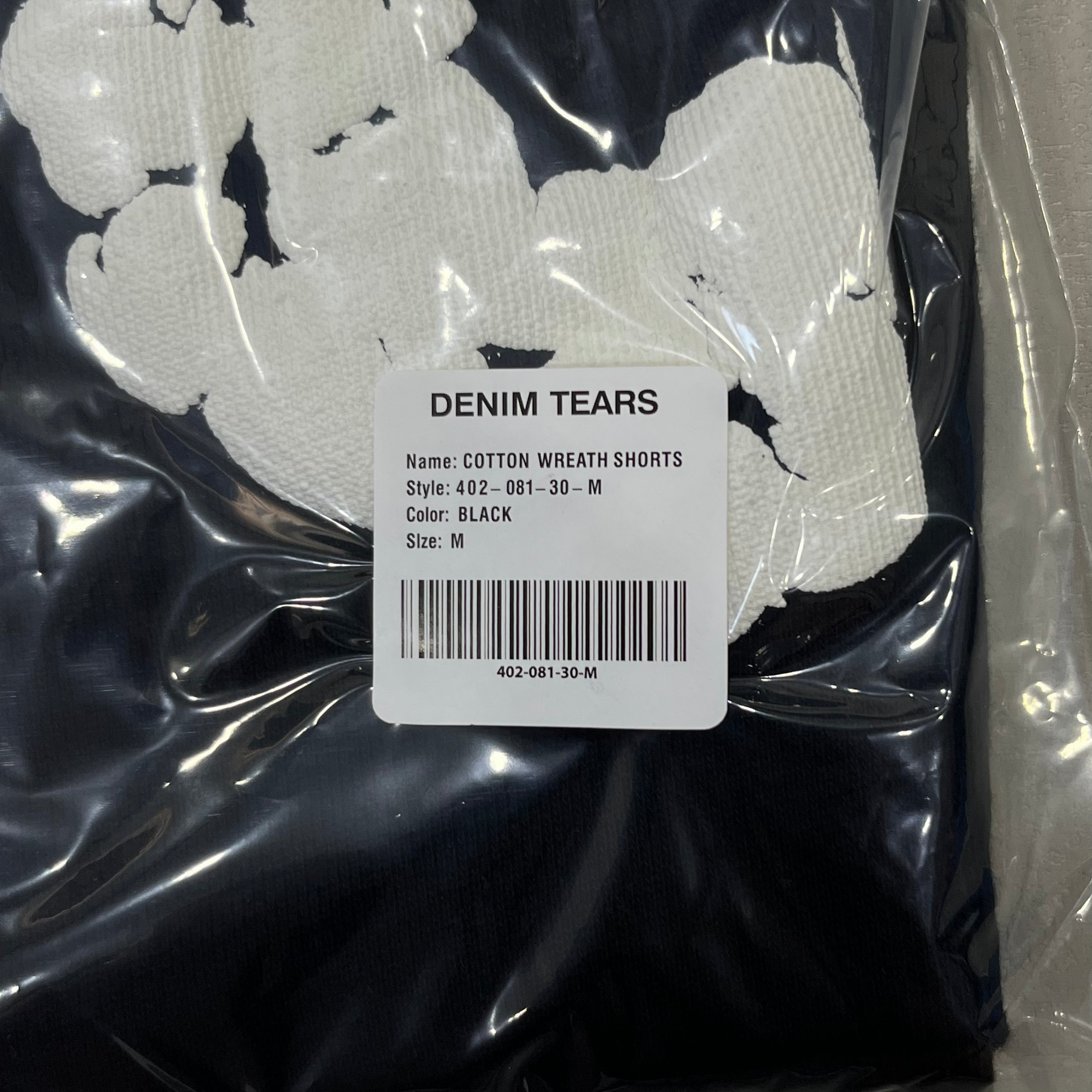 Denim Tears The Cotton Wreath Shorts 'Black'