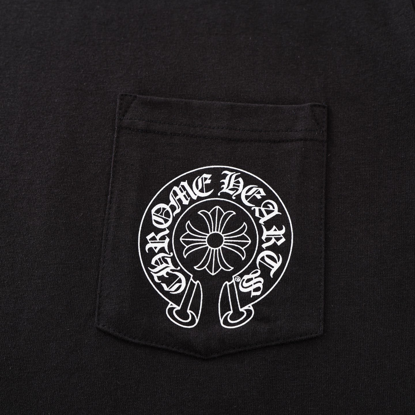 Chrome Hearts Horseshoe Logo Pocket T-Shirt 'Black'
