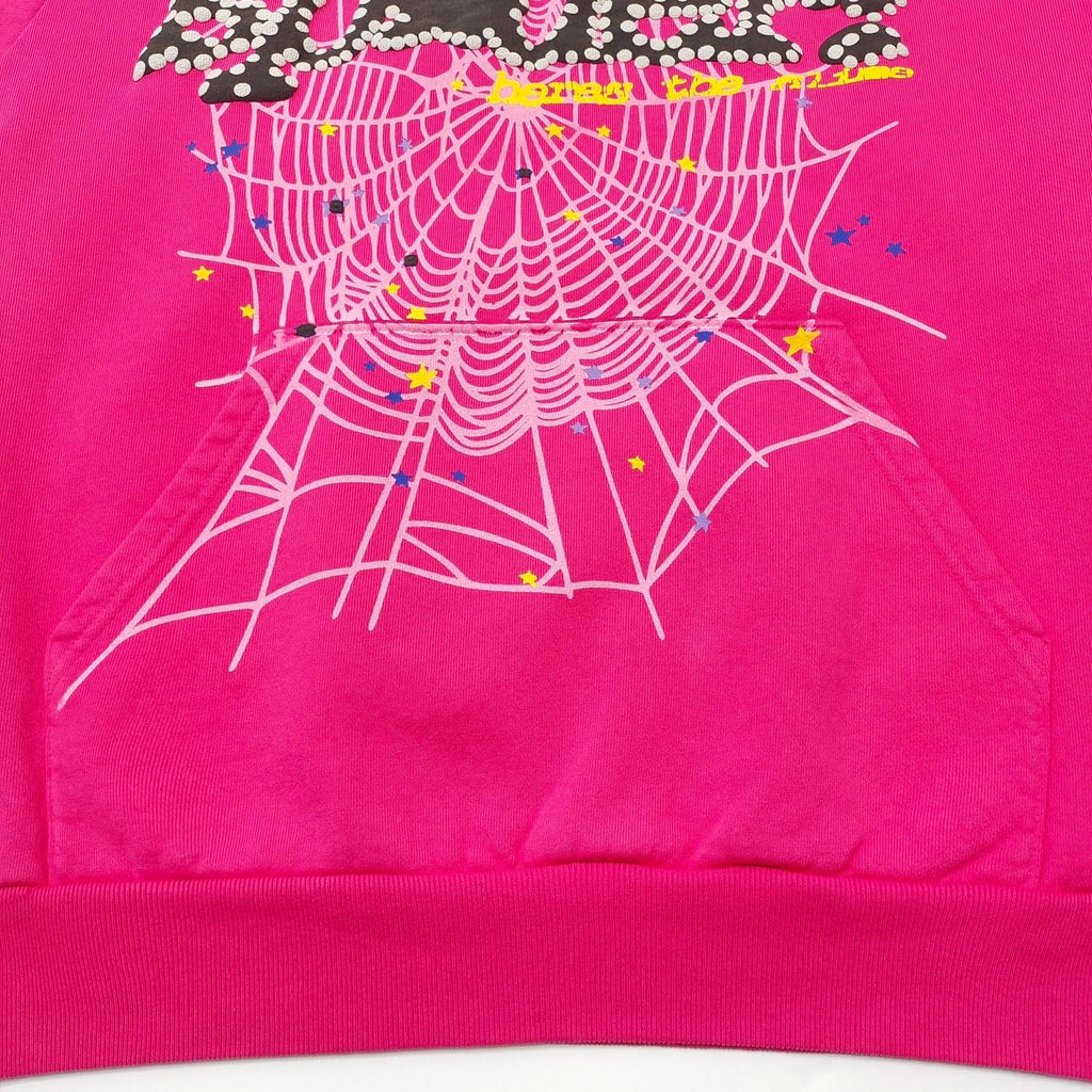 Sp5der P*nk V2 Hoodie 'Pink'