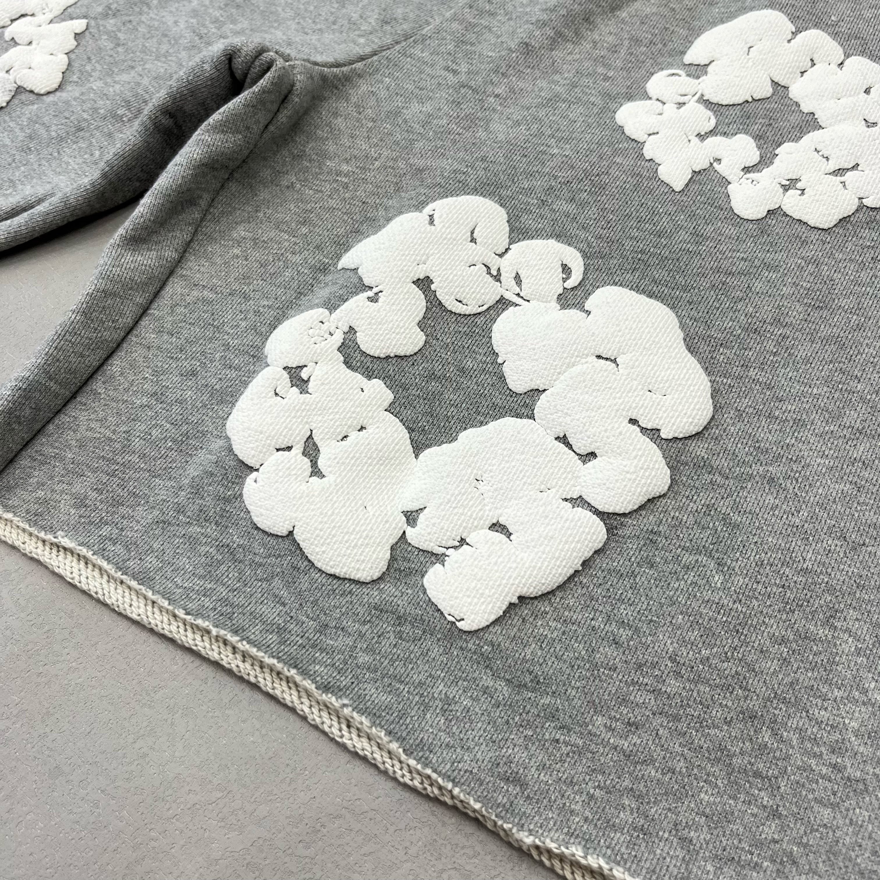 Denim Tears The Cotton Wreath Shorts 'Grey'