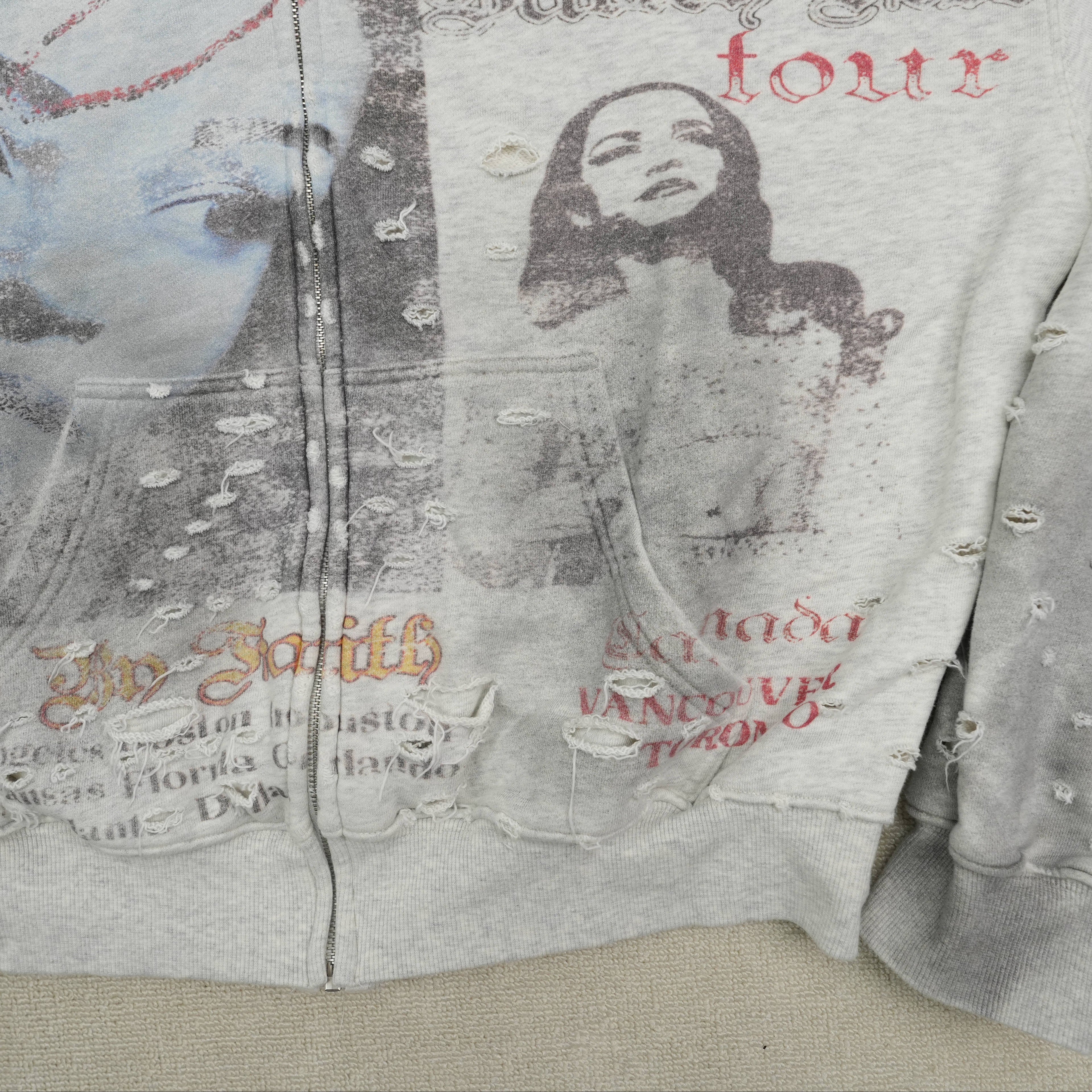 Vale Forever Valley Fest Zip Up Hoodie 'Grey'