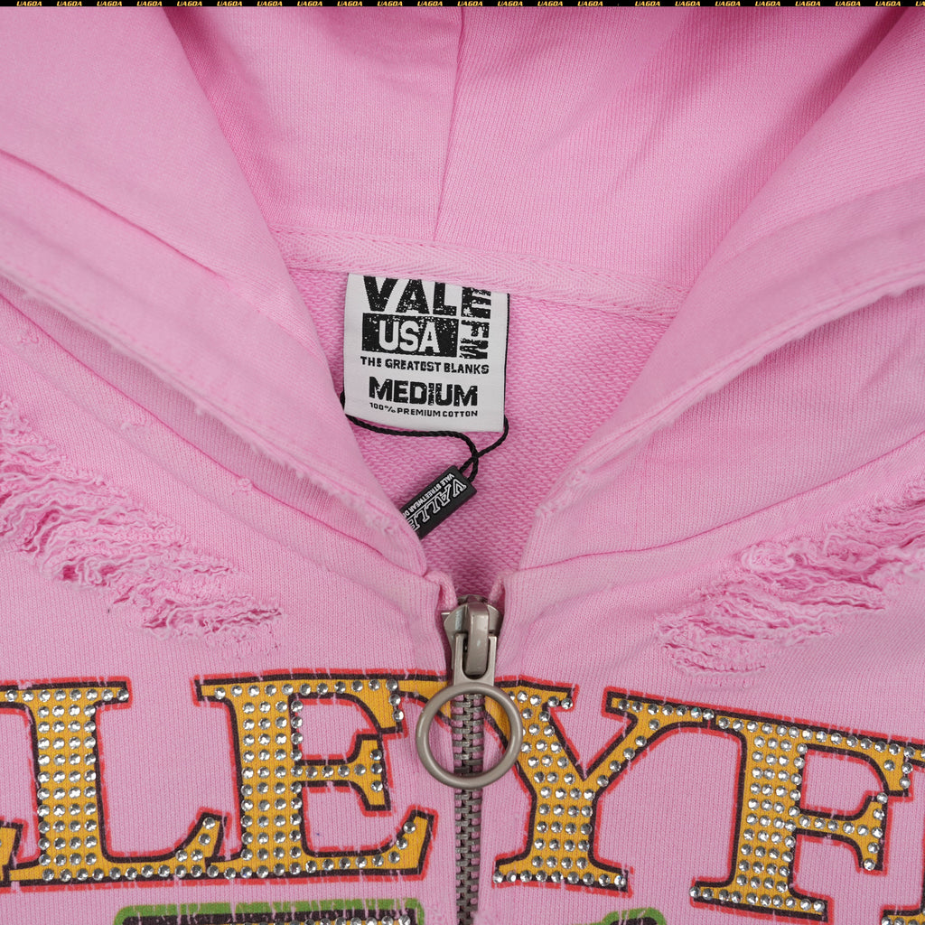 Vale Forever Dreams Zip Up Hoodie 'Pink'