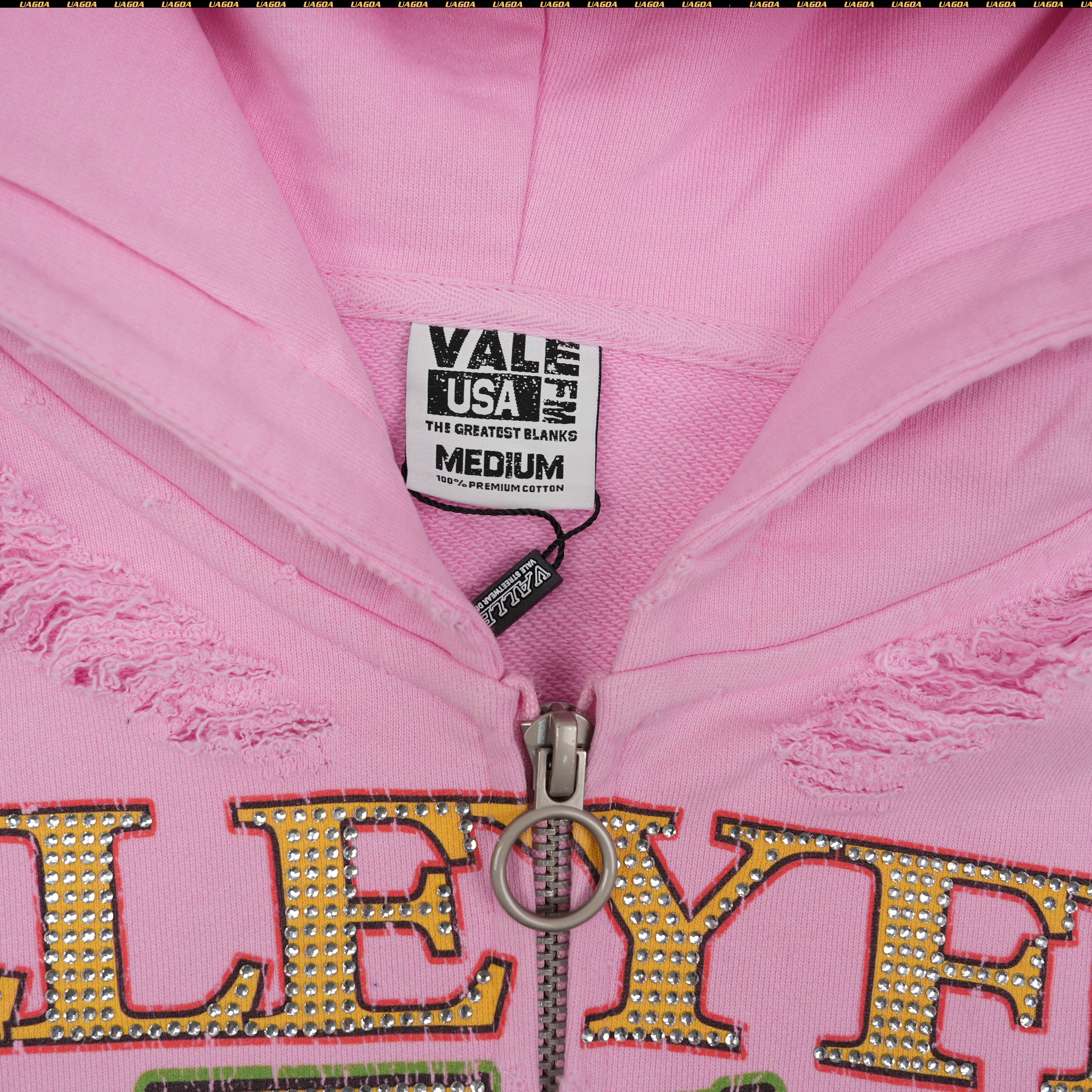 Vale Forever Dreams Zip Up Hoodie 'Pink'
